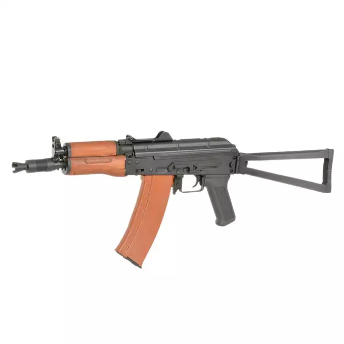 [Zestaw] BY-001A - Black [Double Bell] + Magazynek Mid-Cap na 180 kulek do AK12 [WELL]