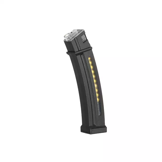 [Zestaw] Polimerowy magazynek na 130 kulek do MP5/MP5K - Black [CYMA]
