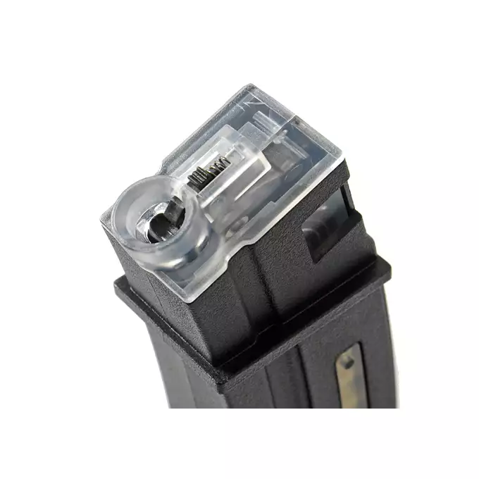 [Zestaw] Polimerowy magazynek na 130 kulek do MP5/MP5K - Black [CYMA]