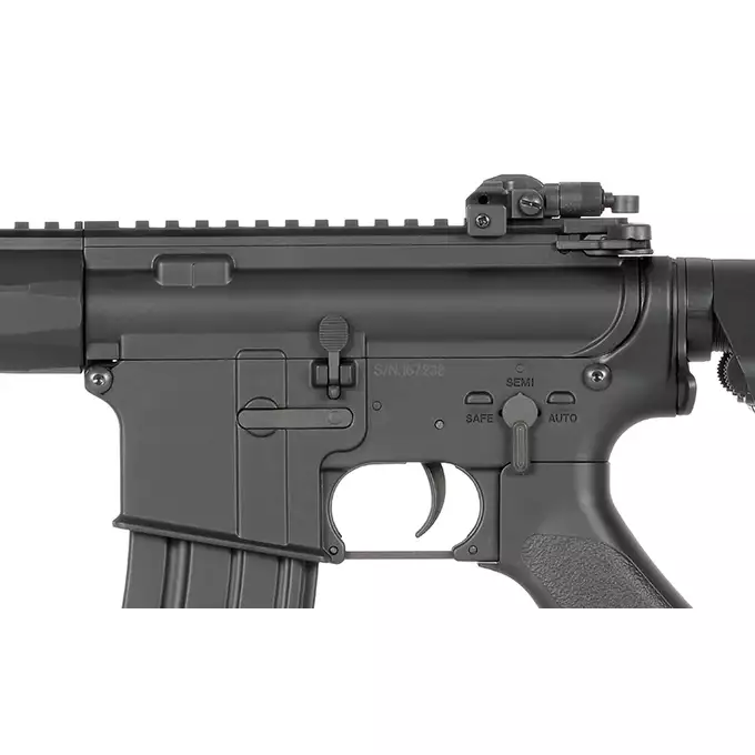 [Zestaw] CM.515 [CYMA] + Stalowy magazynek Mid-Cap na 150 kulek do serii AR-15/M4 - Black