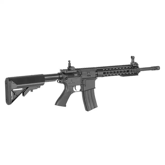 [Zestaw] CM.515 [CYMA] + Stalowy magazynek Mid-Cap na 150 kulek do serii AR-15/M4 - Black