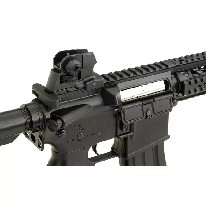 [Zestaw] CM.517 [CYMA] + Stalowy magazynek Mid-Cap na 150 kulek do serii AR-15/M4 - Black