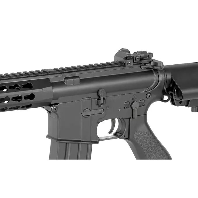 [Zestaw] CM.515 [CYMA] + Stalowy magazynek Mid-Cap na 150 kulek do serii AR-15/M4 - Black