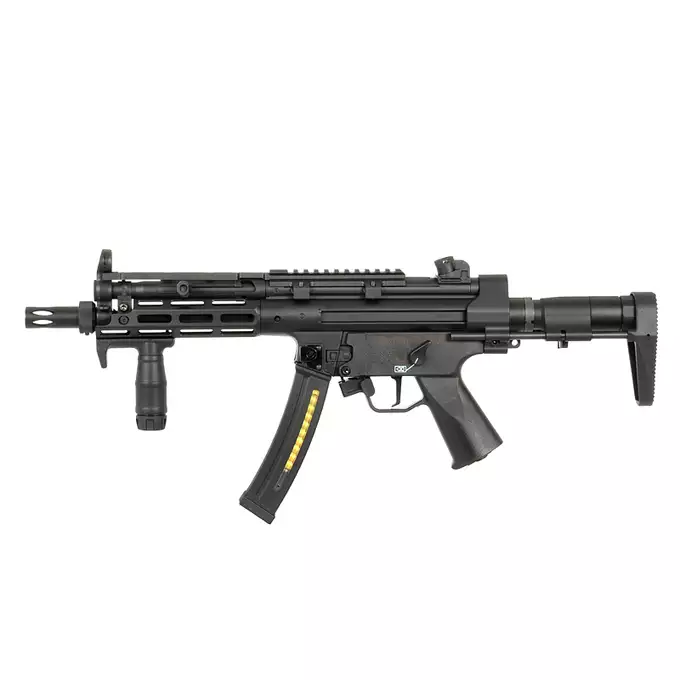 [Zestaw] Polimerowy magazynek na 130 kulek do MP5/MP5K - Black [CYMA]
