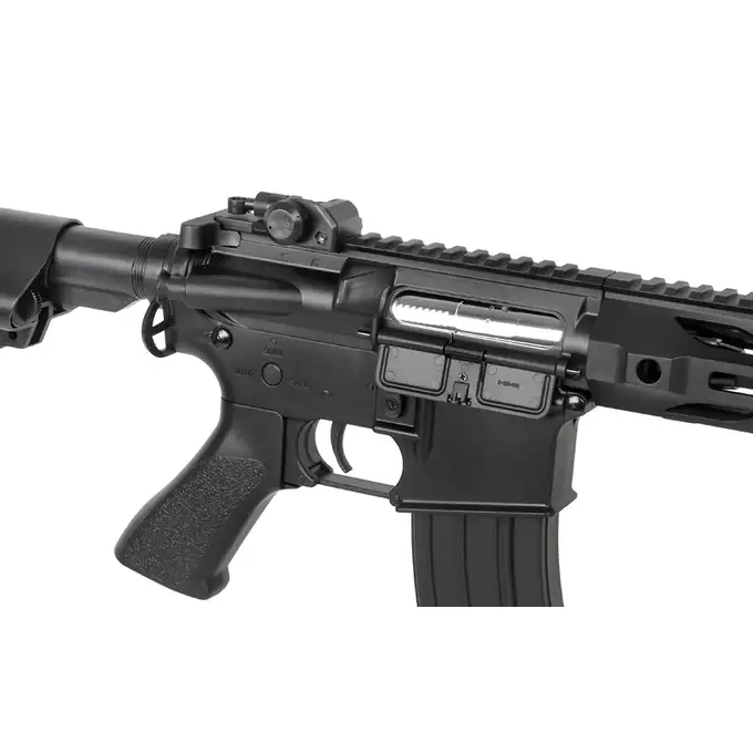 [Zestaw] CM.518 [CYMA] + Stalowy magazynek Mid-Cap na 150 kulek do serii AR-15/M4 - Black