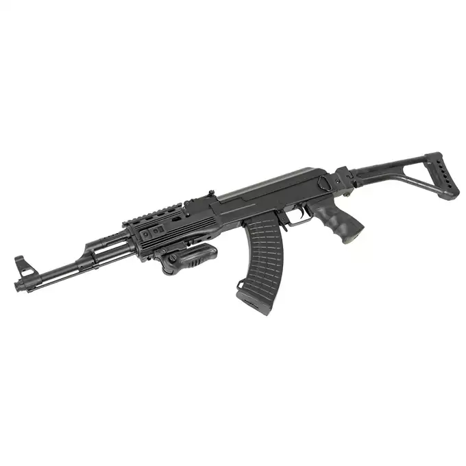 [Zestaw] CM.028U [CYMA] + Magazynek Mid-Cap na 140 kulek do AK47/AKM - Czarny [CYMA]