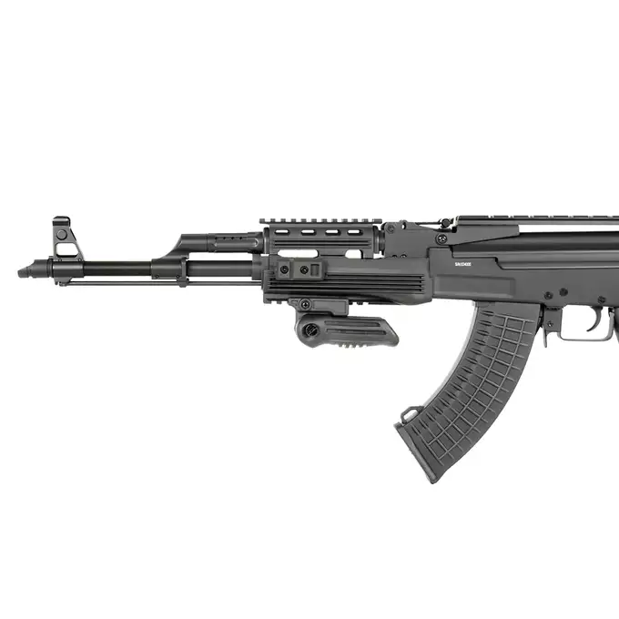 [Zestaw] CM.039C [CYMA] + Magazynek Mid-Cap na 140 kulek do AK47/AKM - Czarny [CYMA]