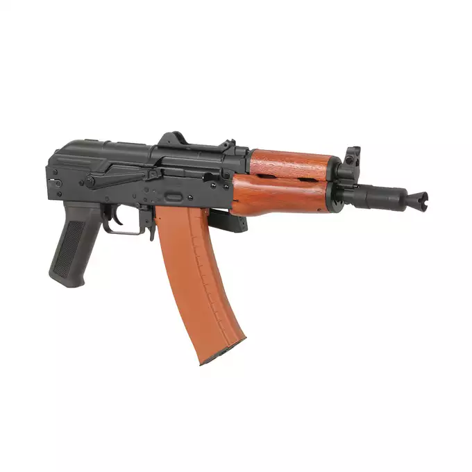 [Zestaw] CM.045A [CYMA] + Polimerowy magazynek Mid-Cap na 150 kulek do serii AK74 - Orange [CYMA]