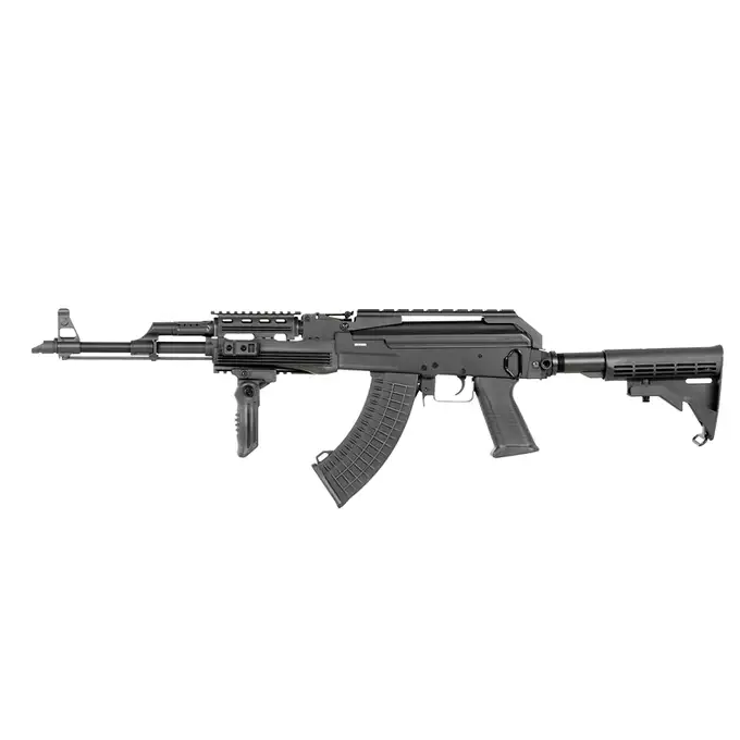 [Zestaw] CM.039C [CYMA] + Magazynek Mid-Cap na 140 kulek do AK47/AKM - Czarny [CYMA]