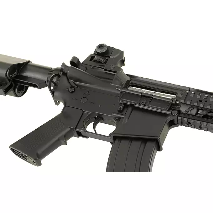 [Zestaw] CM.517 [CYMA] + Stalowy magazynek Mid-Cap na 150 kulek do serii AR-15/M4 - Black