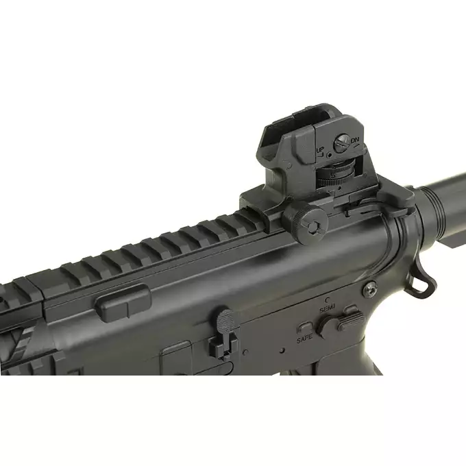 [Zestaw] CM.517 [CYMA] + Stalowy magazynek Mid-Cap na 150 kulek do serii AR-15/M4 - Black