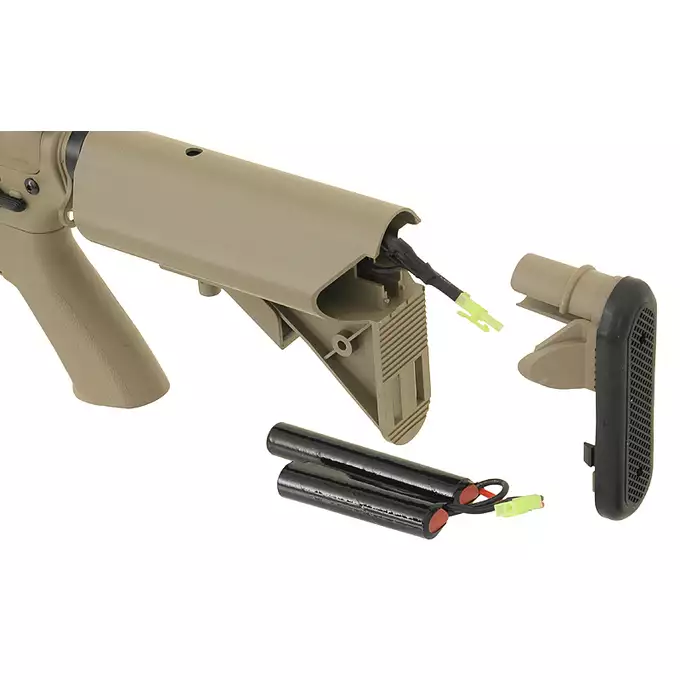 [Zestaw] CM.517 [CYMA] + Stalowy magazynek Mid-Cap na 150 kulek do serii AR-15/M4 - Black