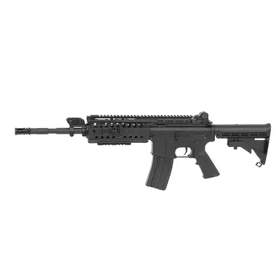 [Zestaw] CM.508 [CYMA] + Stalowy magazynek Mid-Cap na 150 kulek do serii AR-15/M4 - Black