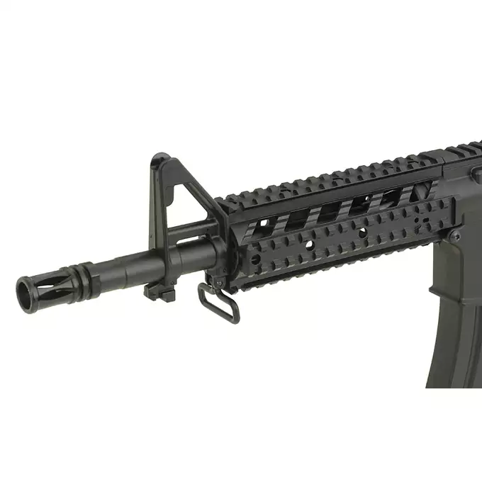 [Zestaw] CM.517 [CYMA] + Stalowy magazynek Mid-Cap na 150 kulek do serii AR-15/M4 - Black