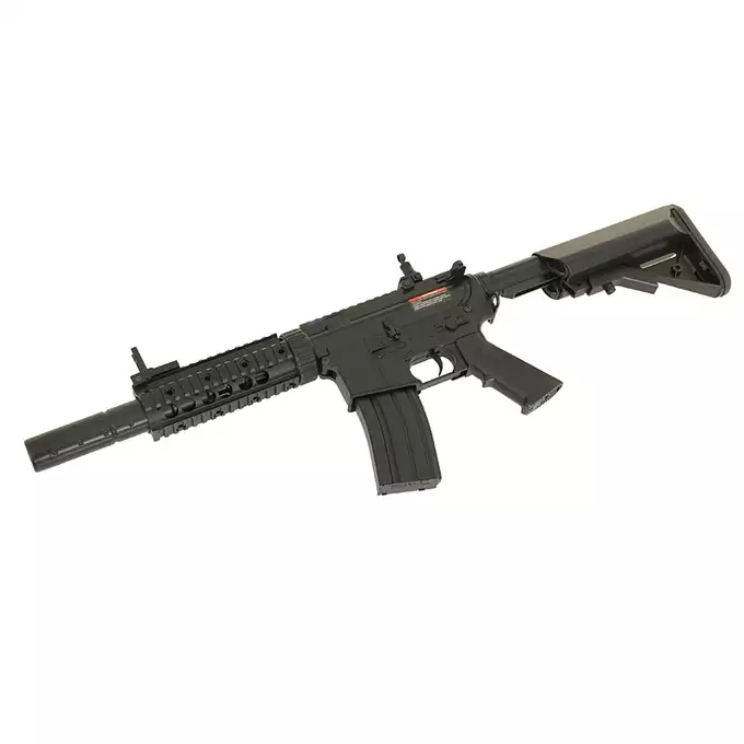 [Zestaw] CM.513 [CYMA] + Stalowy magazynek Mid-Cap na 150 kulek do serii AR-15/M4 - Black