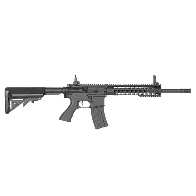 [Zestaw] CM.515 [CYMA] + Stalowy magazynek Mid-Cap na 150 kulek do serii AR-15/M4 - Black