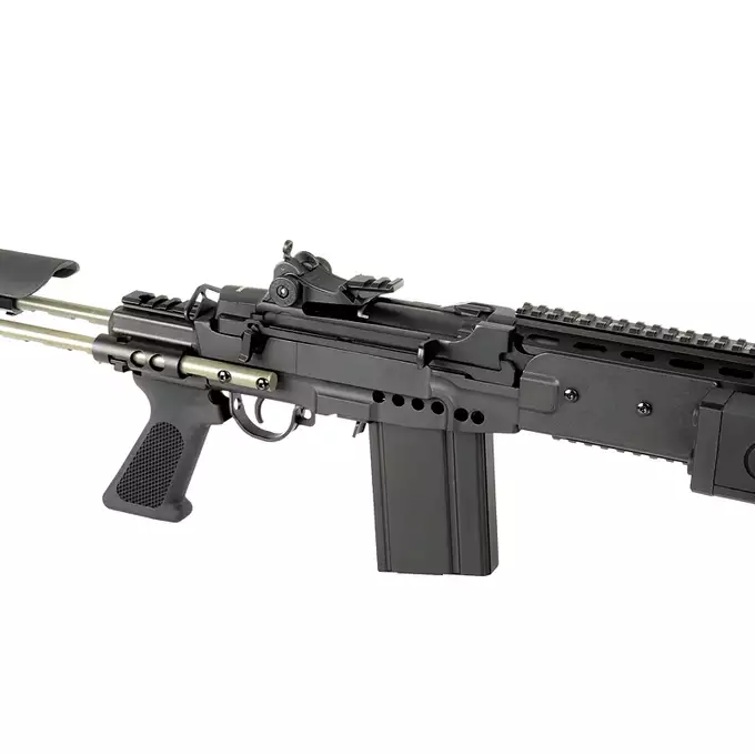 [Zestaw] CM.032G - Black [CYMA] + Stalowy magazynek Mi-Cap na 180 kulek do serii M14 - Black [CYMA]