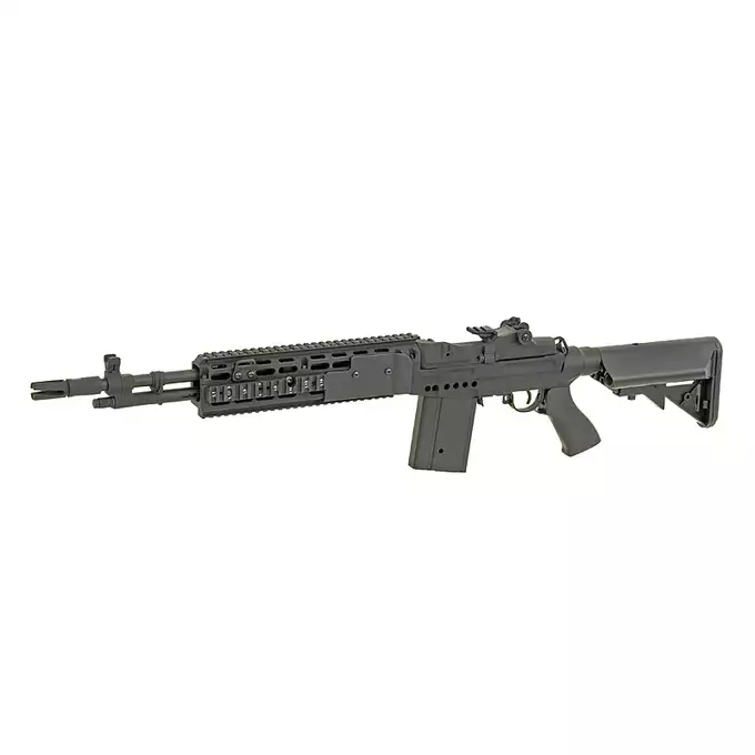 [Zestaw] CM.032 EBR black style [CYMA] + Stalowy magazynek Mi-Cap na 180 kulek do serii M14 - Black [CYMA]