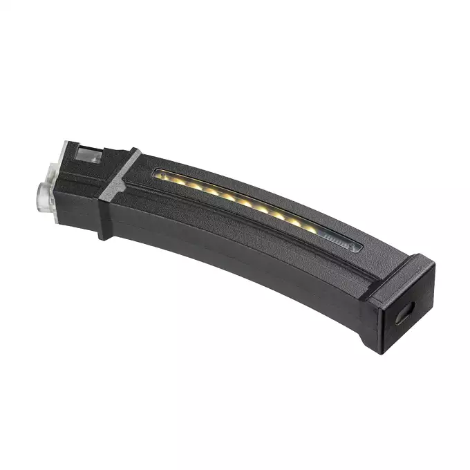 [Zestaw] Polimerowy magazynek na 130 kulek do MP5/MP5K - Black [CYMA]