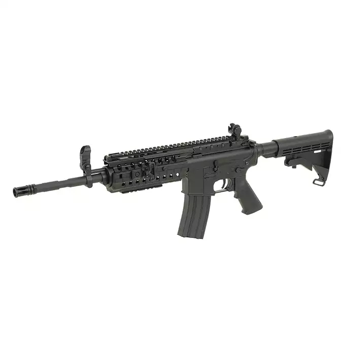 [Zestaw] CM.508 [CYMA] + Stalowy magazynek Mid-Cap na 150 kulek do serii AR-15/M4 - Black