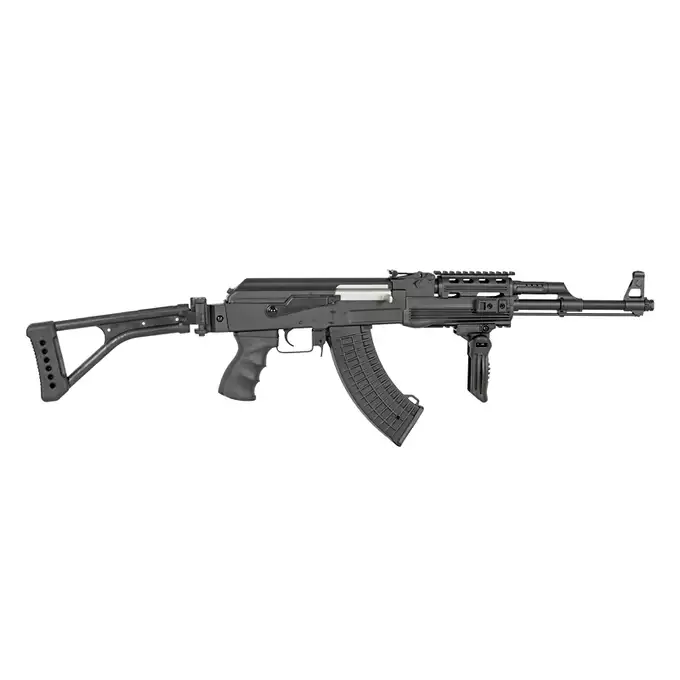 [Zestaw] CM.028U [CYMA] + Magazynek Mid-Cap na 140 kulek do AK47/AKM - Czarny [CYMA]