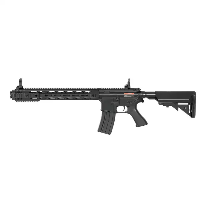 [Zestaw] CM.518 [CYMA] + Stalowy magazynek Mid-Cap na 150 kulek do serii AR-15/M4 - Black