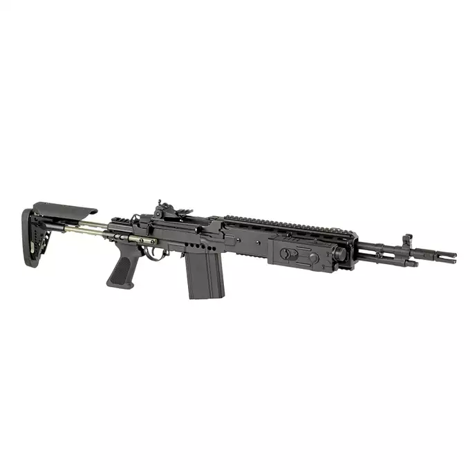 [Zestaw] CM.032G - Black [CYMA] + Stalowy magazynek Mi-Cap na 180 kulek do serii M14 - Black [CYMA]