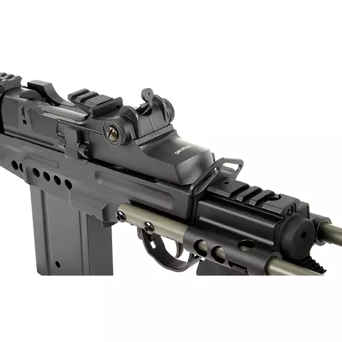 [Zestaw] CM.032G - Black [CYMA] + Stalowy magazynek Mi-Cap na 180 kulek do serii M14 - Black [CYMA]
