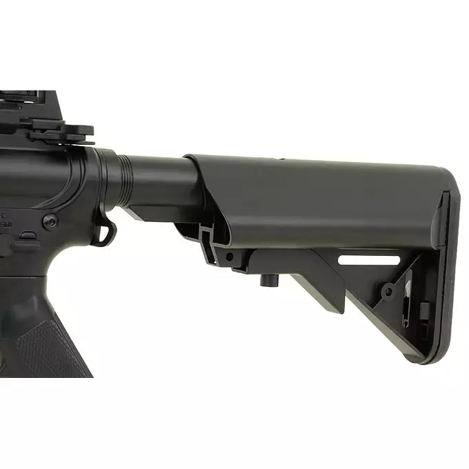 [Zestaw] CM.507 US Army M4 RIS carbine replica [CYMA] + Stalowy magazynek Mid-Cap na 150 kulek do serii AR-15/M4 - Black