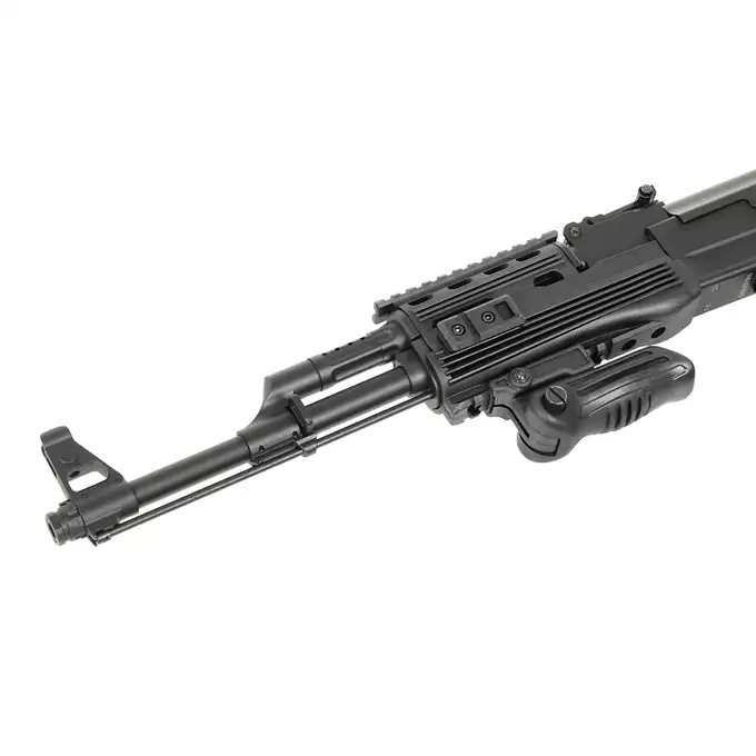 [Zestaw] CM.028U [CYMA] + Magazynek Mid-Cap na 140 kulek do AK47/AKM - Czarny [CYMA]