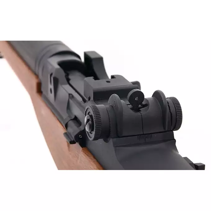 [Zestaw] CM.032 replika karabinu M14 - Wooden Style [CYMA] + Stalowy magazynek Mi-Cap na 180 kulek do serii M14 - Black [CYMA]