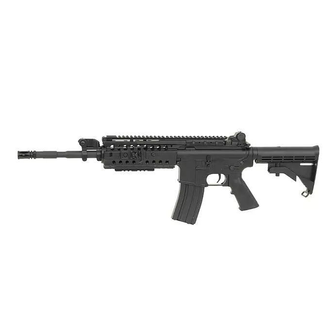 [Zestaw] CM.508 [CYMA] + Stalowy magazynek Mid-Cap na 150 kulek do serii AR-15/M4 - Black