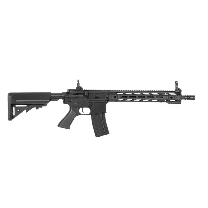 [Zestaw] CM.518 [CYMA] + Stalowy magazynek Mid-Cap na 150 kulek do serii AR-15/M4 - Black