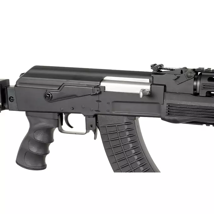 [Zestaw] CM.028U [CYMA] + Magazynek Mid-Cap na 140 kulek do AK47/AKM - Czarny [CYMA]