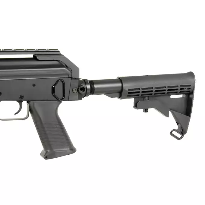 [Zestaw] CM.039C [CYMA] + Magazynek Mid-Cap na 140 kulek do AK47/AKM - Czarny [CYMA]