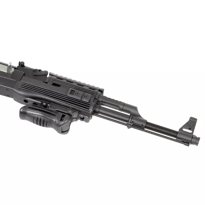 [Zestaw] CM.028C [CYMA] + Magazynek Mid-Cap na 140 kulek do AK47/AKM - Czarny [CYMA]