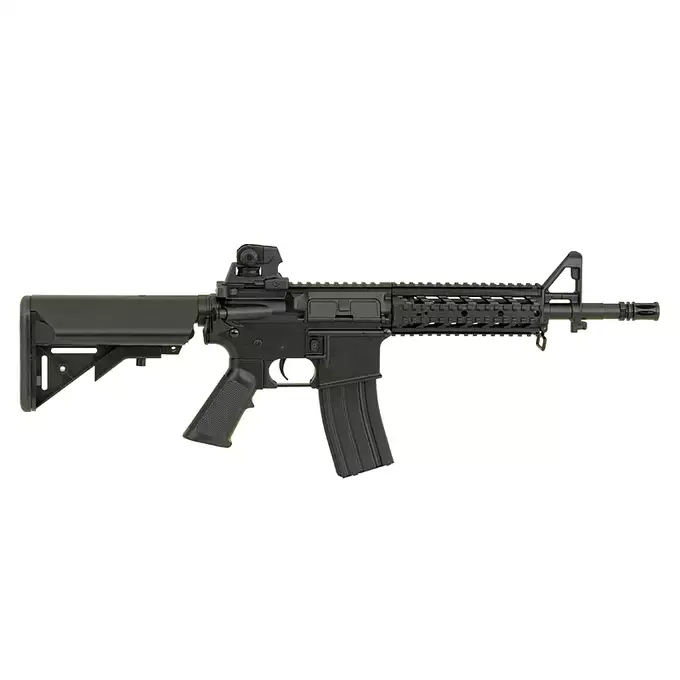 [Zestaw] CM.517 [CYMA] + Stalowy magazynek Mid-Cap na 150 kulek do serii AR-15/M4 - Black