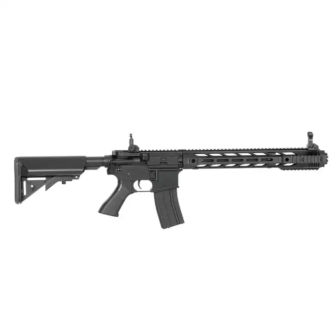 [Zestaw] CM.518 [CYMA] + Stalowy magazynek Mid-Cap na 150 kulek do serii AR-15/M4 - Black