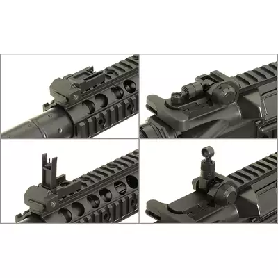 [Zestaw] CM.513 [CYMA] + Stalowy magazynek Mid-Cap na 150 kulek do serii AR-15/M4 - Black