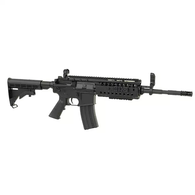 [Zestaw] CM.508 [CYMA] + Stalowy magazynek Mid-Cap na 150 kulek do serii AR-15/M4 - Black