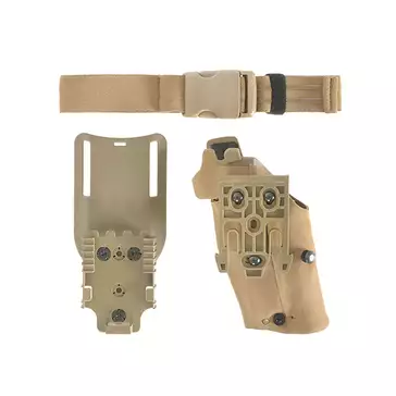 Airsoftowa kabura do pistoletów serii G z latarką - Coyote [WETAC]