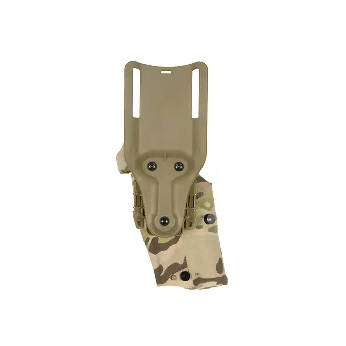 Airsoftowa kabura do pistoletów serii G z latarką - MULTICAMO [WETAC]