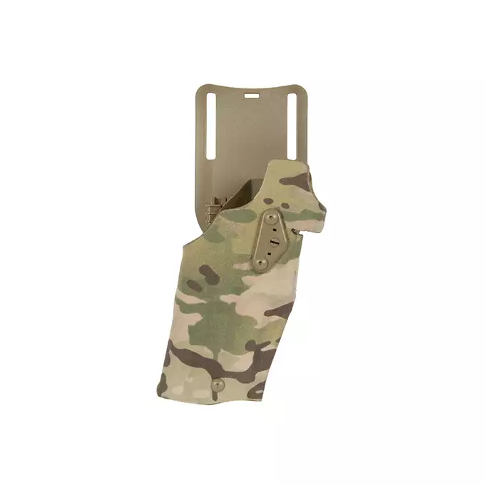 Airsoftowa kabura do pistoletów serii G z latarką - MULTICAMO [WETAC]