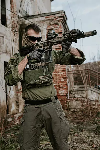 CM.105 Daniel Defense MK18 Eshooter ETU - Black [EMG]