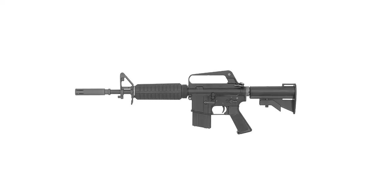 XM177 GBB Airsoft Rifle V3 - black [WE] | Taiwangun