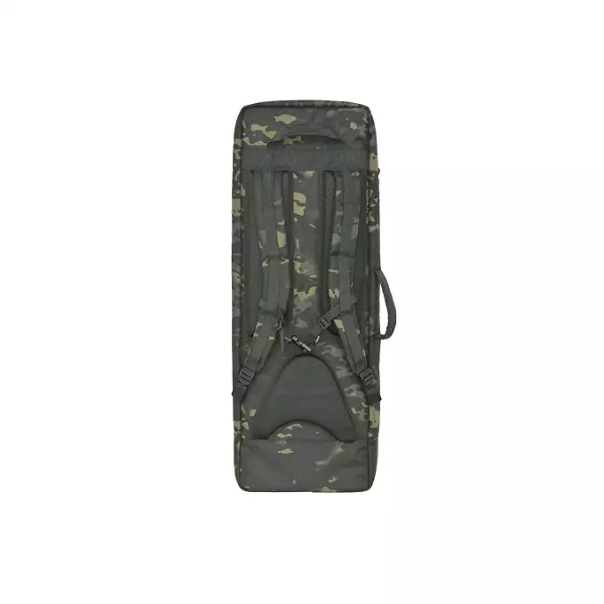 Sacoche a fusil 90cm TRAVEL avec panneau frontal a boucle - Multicam Black [8FIELDS]