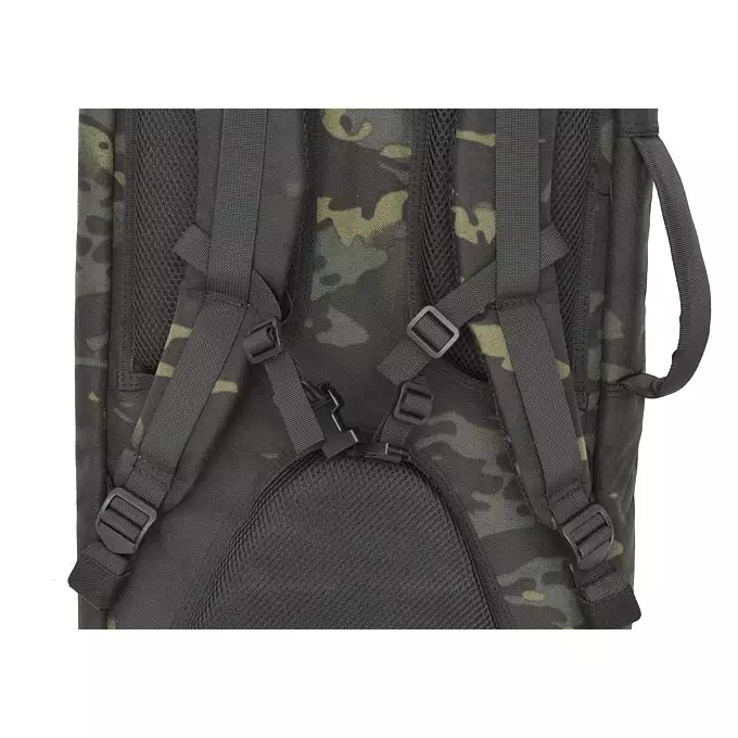 Sacoche a fusil 90cm TRAVEL avec panneau frontal a boucle - Multicam Black [8FIELDS]