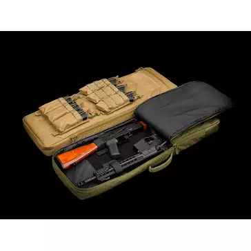 90cm Rifle Bag TRAVEL with Buckle Up Front Panel - Multicamo [8FIELDS]