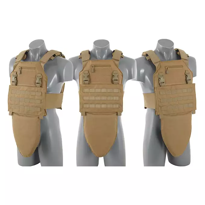 Osłona podbrzusza do kamizelki - Multicam Black [8FIELDS]