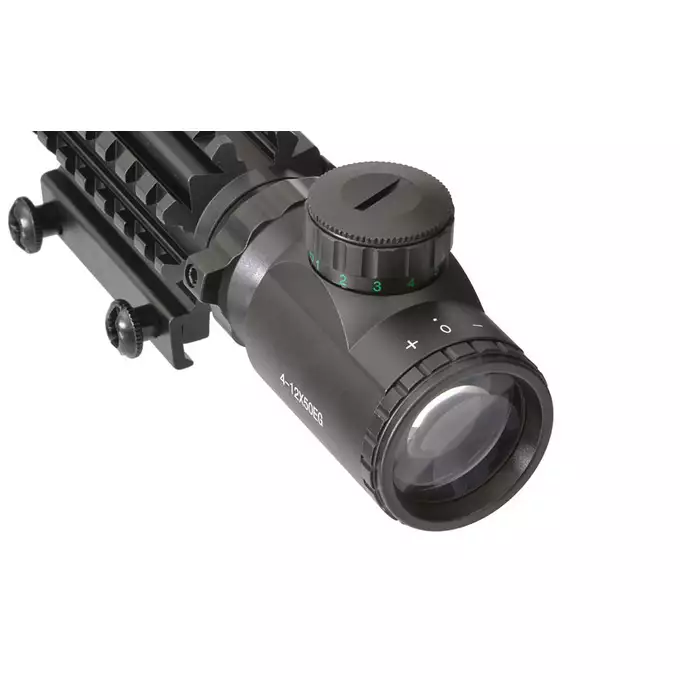 Mira telescópica 4-12x50EG con soporte integrado - Negro [PCS]